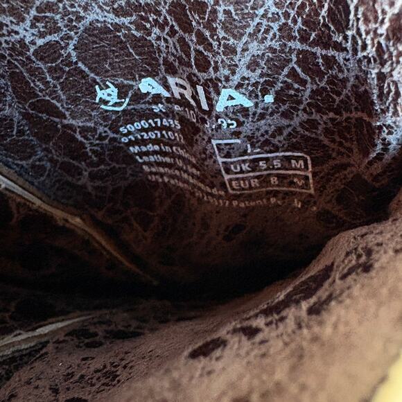 Ariat Womens "Legend Spirit" Square Toe Studs and Crosses Western Boots size 8 - Picture 8 of 16